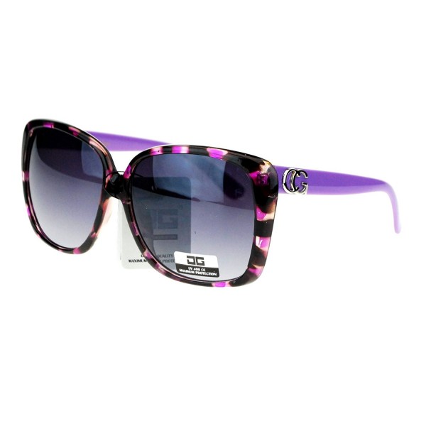 Designer Oversize Rectangular Butterfly Sunglasses