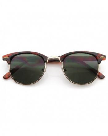 Classic Frame Vintage Sunglasses Horned