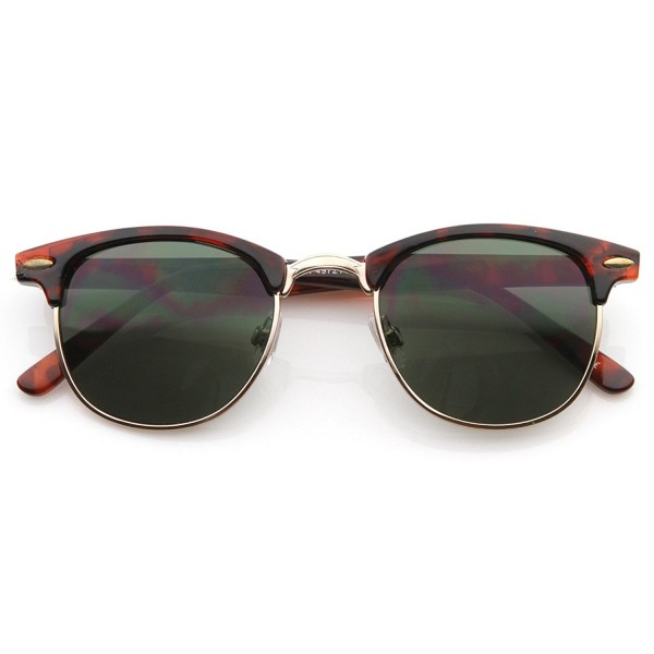 Classic Frame Vintage Sunglasses Horned