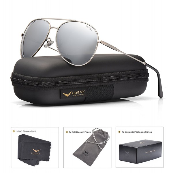 LUENX Sunglasses Polarized Mirrored Accessories