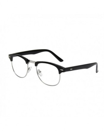 Shiratori Vintage Classic Semi Rimless Wayfarer