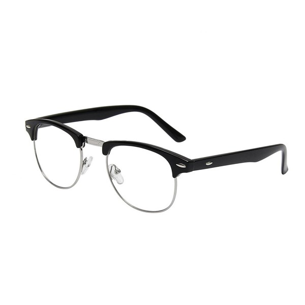 Shiratori Vintage Classic Semi Rimless Wayfarer