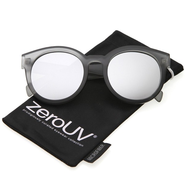 zeroUV Womens Translucent Mirrored Sunglasses