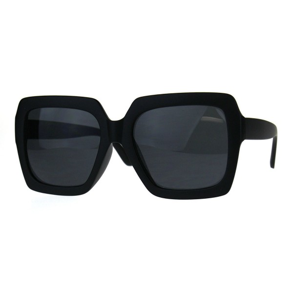 Thick Plastic Rectangular Butterfly Sunglasses