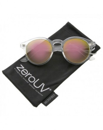 zeroUV Translucent Mirror Sunglasses Pink Yellow