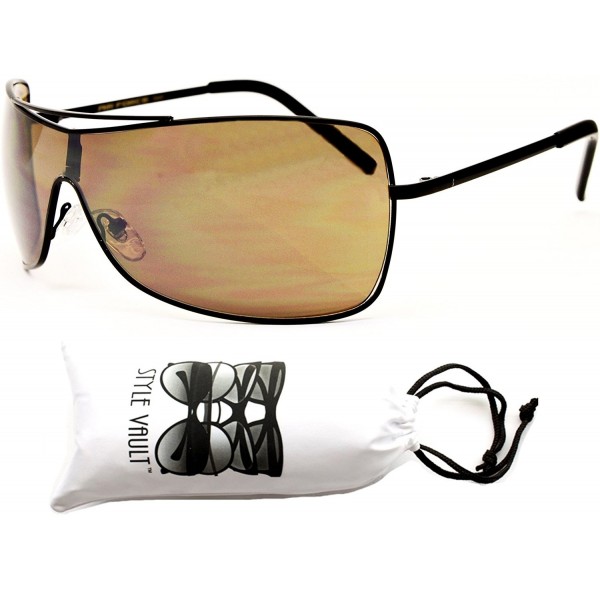 A3031 VP Style Vault Sunglasses Black Brown