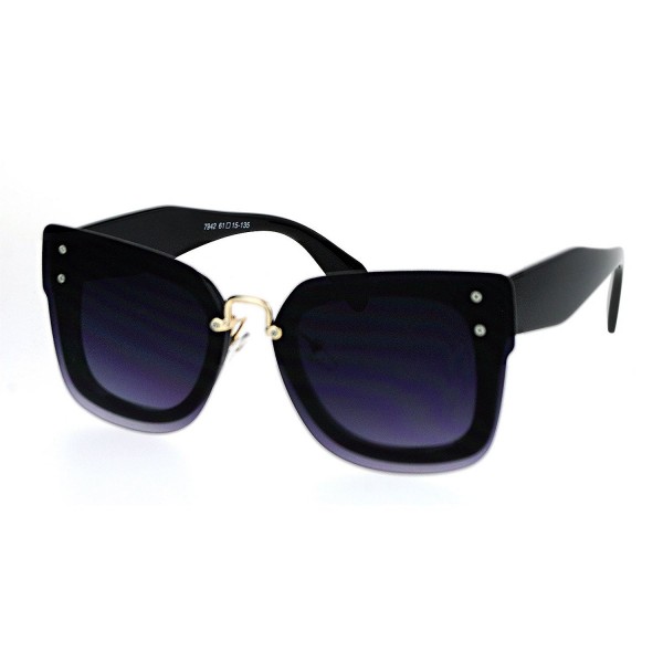 SA106 Panel Rimless Rectangular Sunglasses