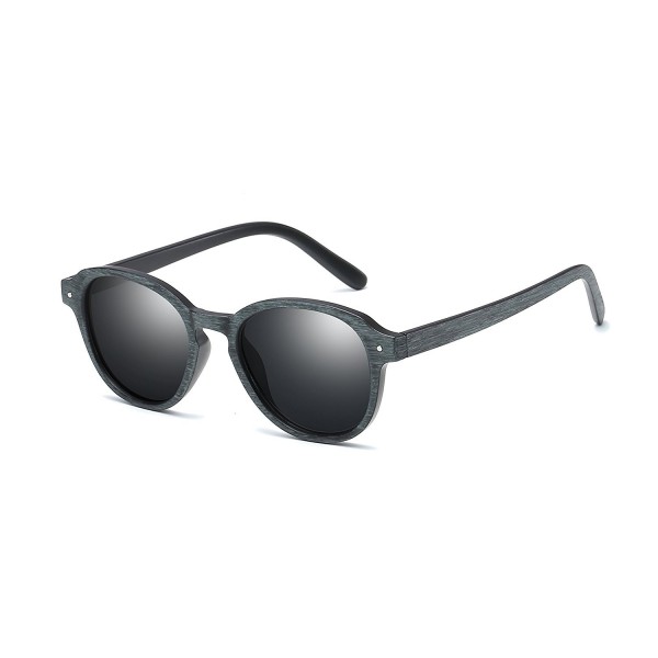 FEISEDY Imitation Grain Mirrored Sunglasses