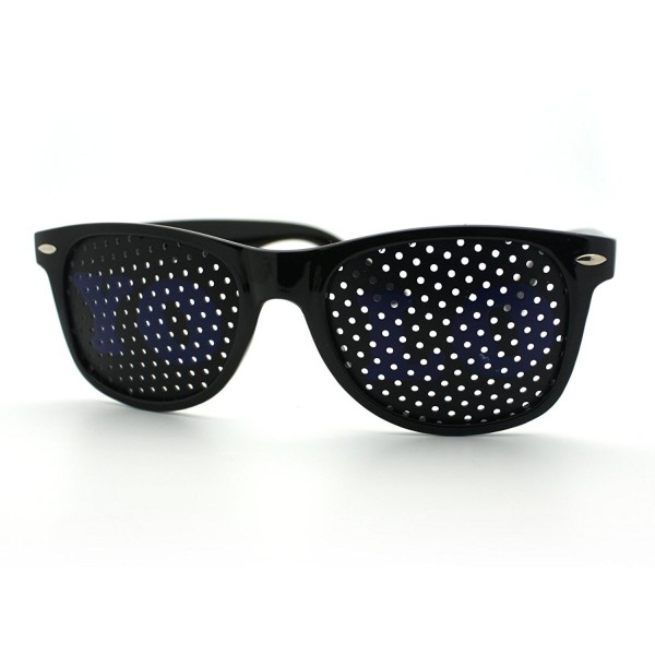 Black YOLO Wayfarer Sunglasses Writing