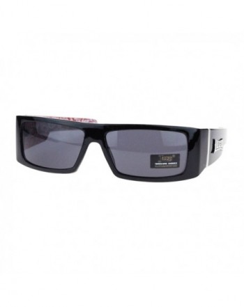 Bandana Locs Gangster Rectangular Sunglasses