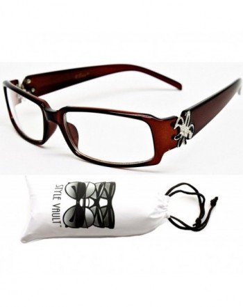 E431 vp Rectangular Decorated Eyeglasses Sunglasses