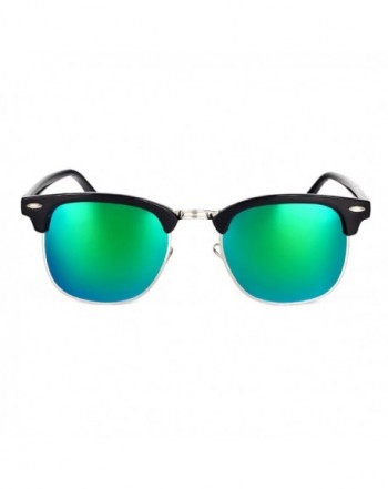 Semi-rimless sunglasses