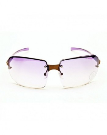 Semi-rimless sunglasses