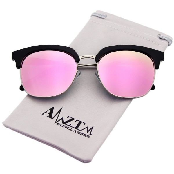 AMZTM Semi rimless Reflective Polarized Sunglasses