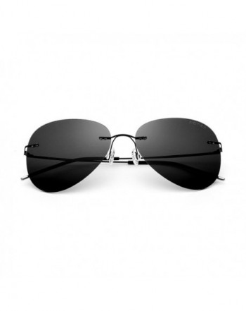 Rimless sunglasses