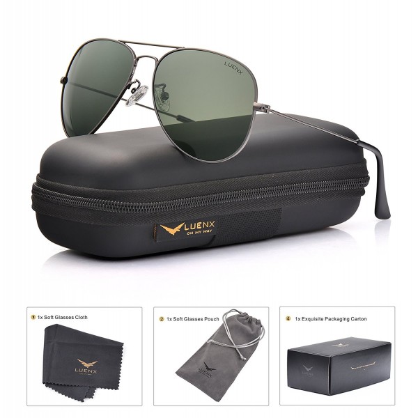 LUENX Sunglasses Polarized Non Mirror Accessories