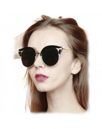 O2 Eyewear Oversize Mirrored Sunglasses