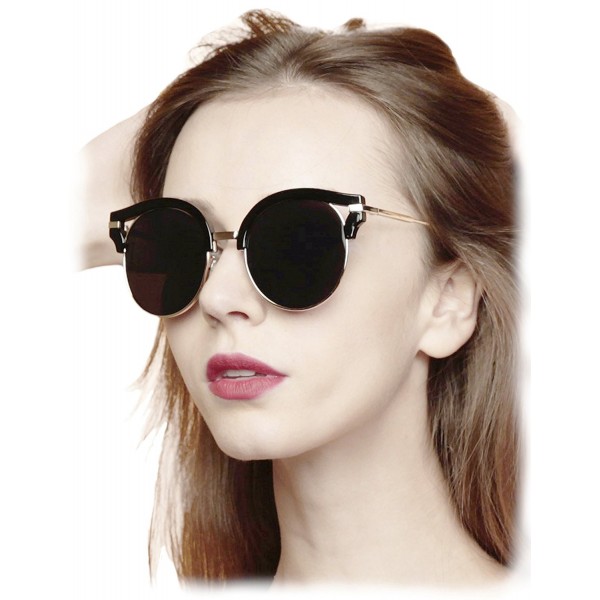 O2 Eyewear Oversize Mirrored Sunglasses