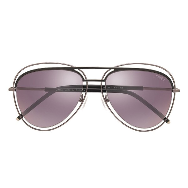 JINSEY Fashion Aviator Sunglasses Metal