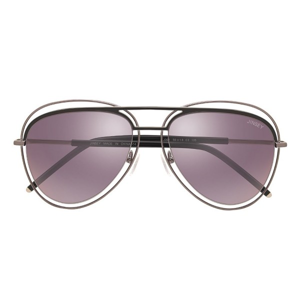 JINSEY Fashion Aviator Sunglasses Metal JINSEY Fashion Aviator Sunglasses Metal