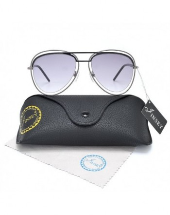 Semi-rimless sunglasses