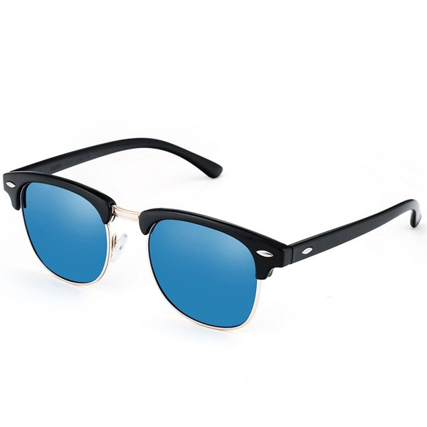 FEIDU Clubmaster Semi Rimless Sunglasses FD3030