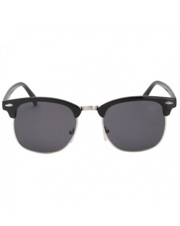 Classic Semi Rimless Rimmed Sunglasses Clubmaster