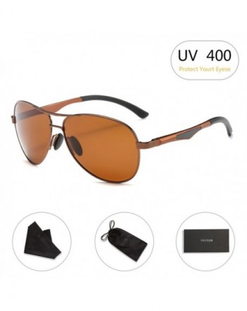 Aviator Sunglasses RAYSUN Aluminum Polarized