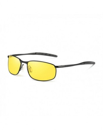 Rectangular Sunglasses Metal Polarized Square