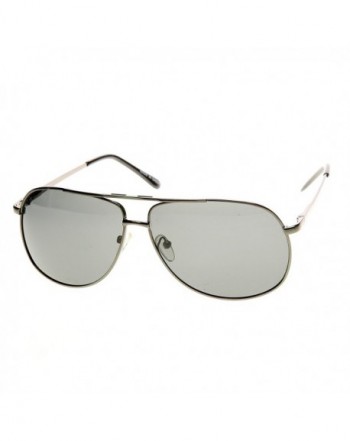 zeroUV Polarized Aviator Sunglasses Gunmetal