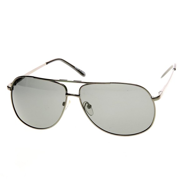 zeroUV Polarized Aviator Sunglasses Gunmetal