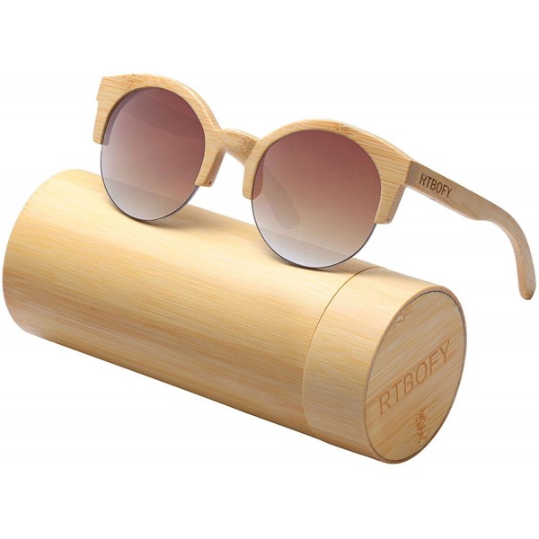 Rimless Retro Design Clubmaster Sunglasses