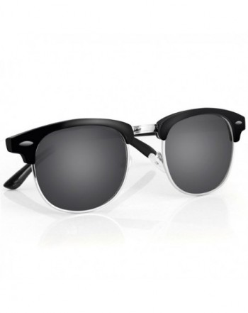 Semi-rimless sunglasses