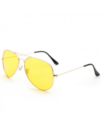 Gerbior Classic Aviator Sunglasses Yellow