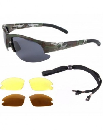 Camouflage Polarized Sunglasses Interchangeable Military