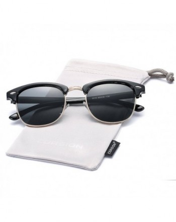 Semi-rimless sunglasses