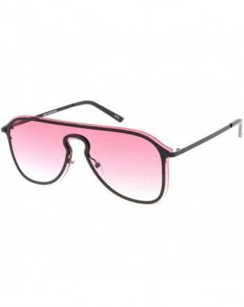 sunglassLA Futuristic Rimless Sunglasses Gradient