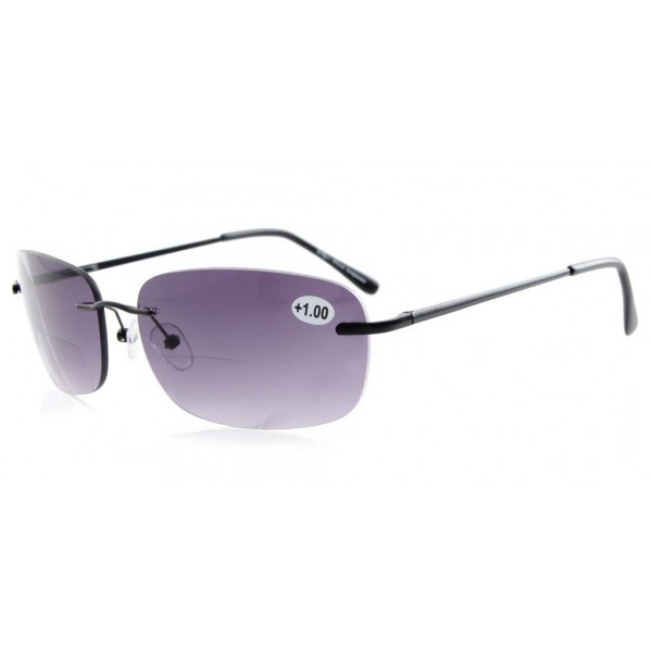 Eyekepper Readers Spring Hinges Rimless Sunglasses