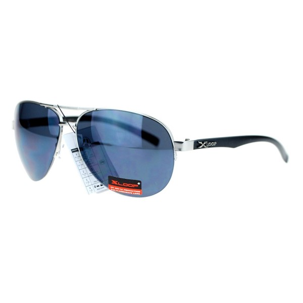 Rimless Aviator mirrored Mirror Sunglasses