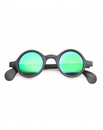 Retro Mirror Rimmed Sunglasses Midnight