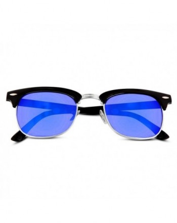 MJ Eyewear Sunglasses Semi Rimless BLUE