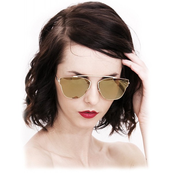 O2 Mirrored semi rimless Sunglasses Lightweight