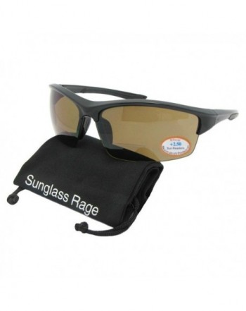 Rimless Around Bifocal Sunglasses Frame Brown