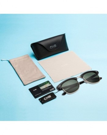 Semi-rimless sunglasses