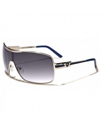 Fashion Square Aviator Sunglasses Silver