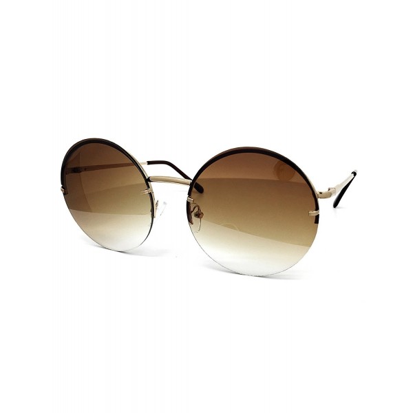 O2 Eyewear Rimless Oversized Sunglasses