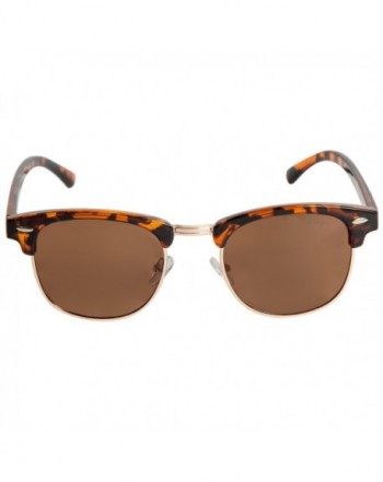 Semi-rimless sunglasses