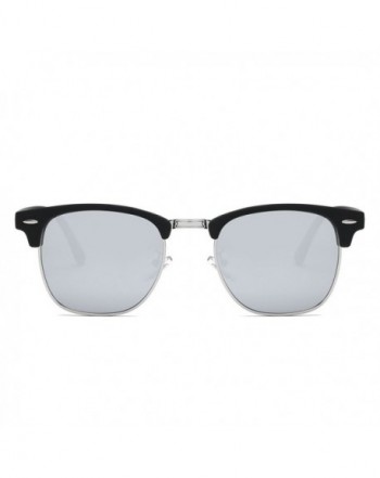 Semi-rimless sunglasses