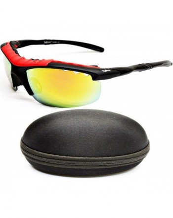 X438 cc Xsportz Sport Sunglasses Red Mirror