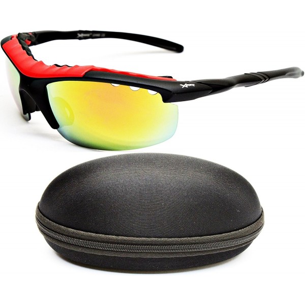 X438 cc Xsportz Sport Sunglasses Red Mirror